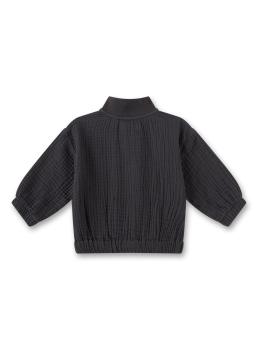 Preview: Jungen Jacke Musselin grau